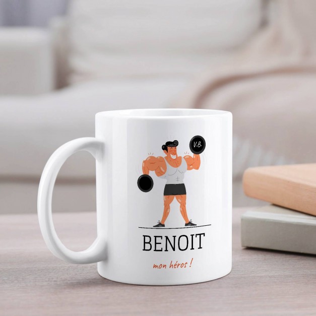 Mug blanc en céramique avec impression pour lui petit copain anniversaire