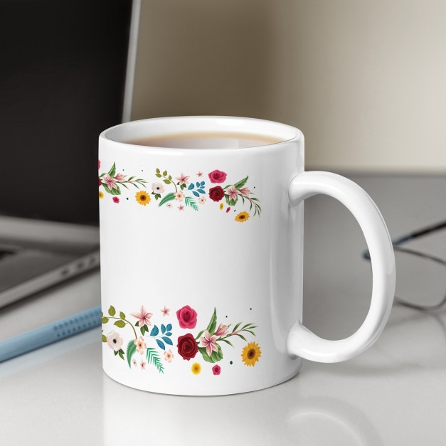Mug blanc en céramique avec impression pour meilleure amie remerciement