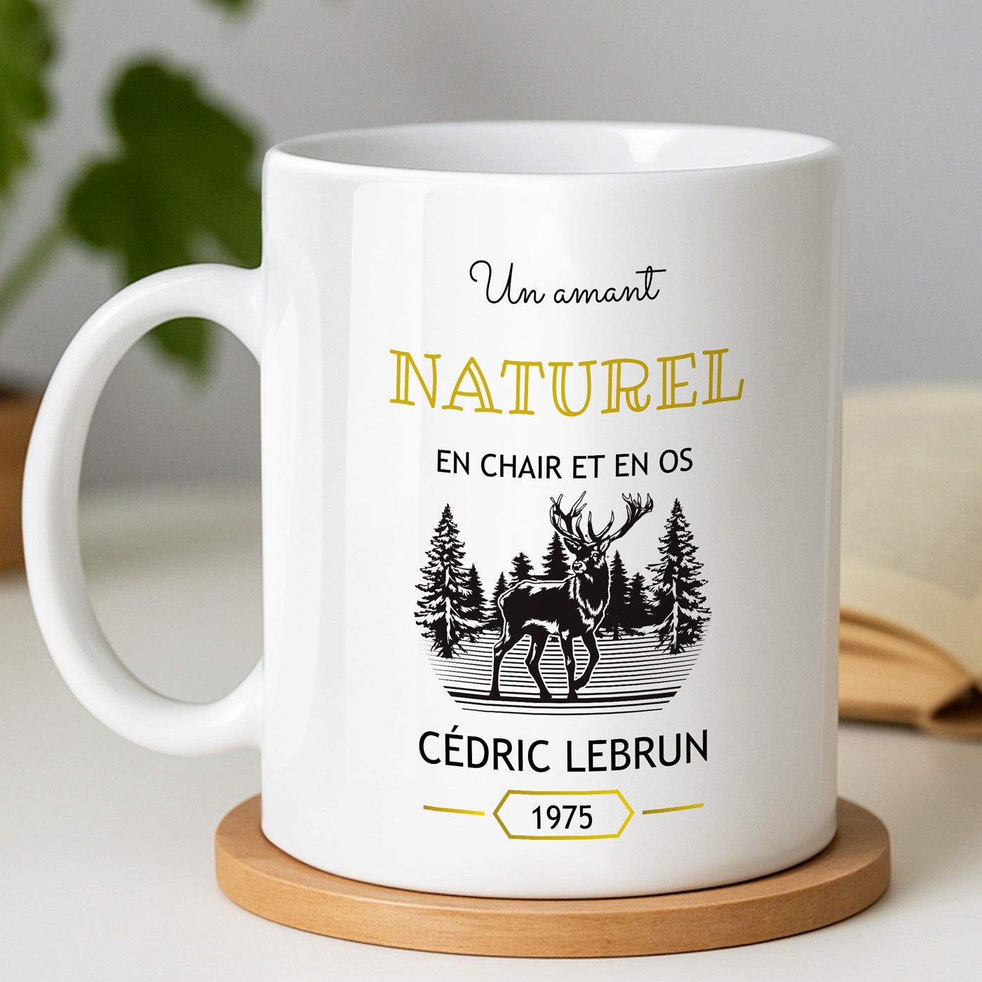 Mug blanc en céramique avec impression pour lui enterrement de vie de garçon