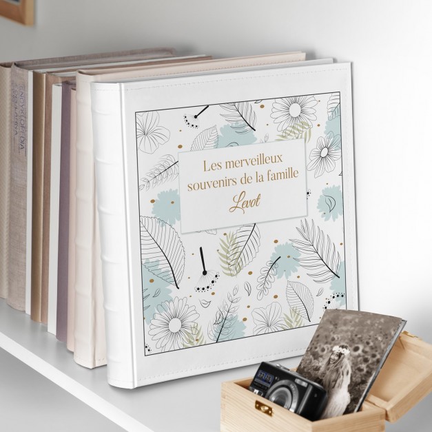 Album photo avec personnalisation pour des amis pour une crémaillère