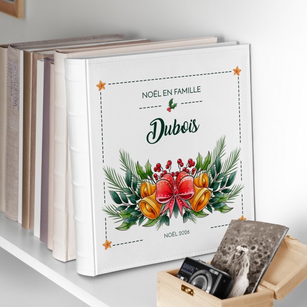 Album photo personnalisé avec impression pour des parents pour Noël