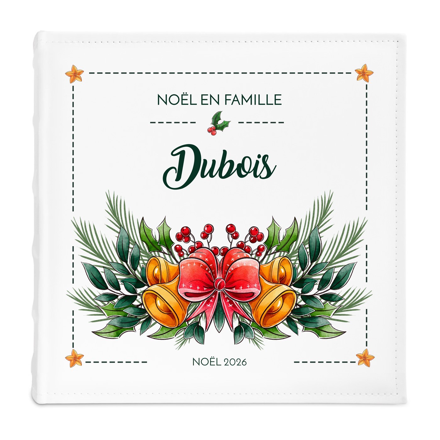 Album photo personnalisé avec impression pour des parents pour Noël