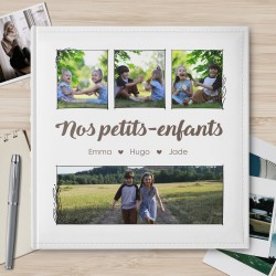 Album photo 10x15 avec photo imprimée sur la couverture pour couple pour anniversaire de mariage