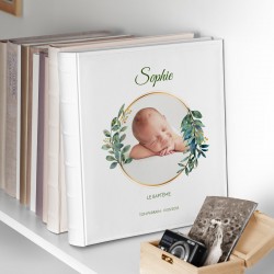 Album photo 10x15 avec photo imprimée sur la couverture pour fille affiche baptême