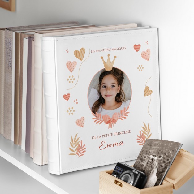 Album photo 10x15 avec photo imprimée sur la couverture pour fille anniversaire