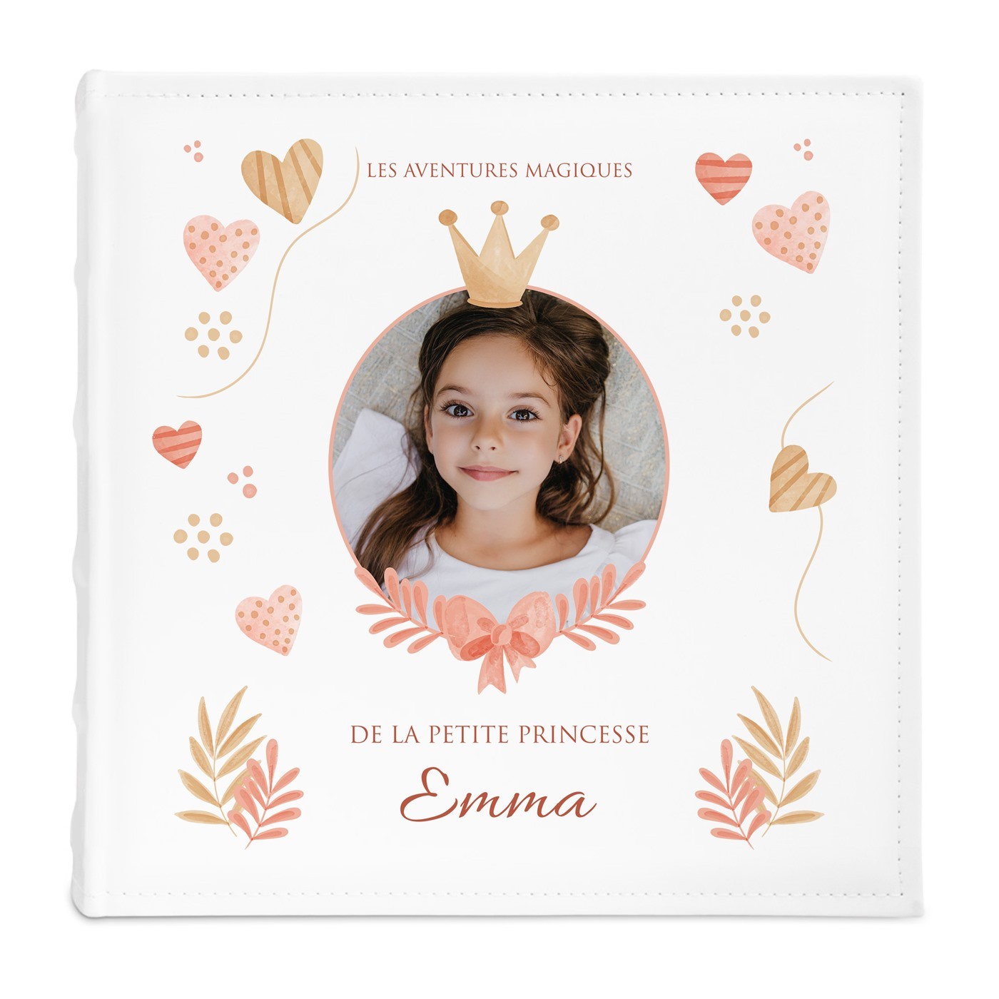 Album photo 10x15 avec photo imprimée sur la couverture pour fille anniversaire