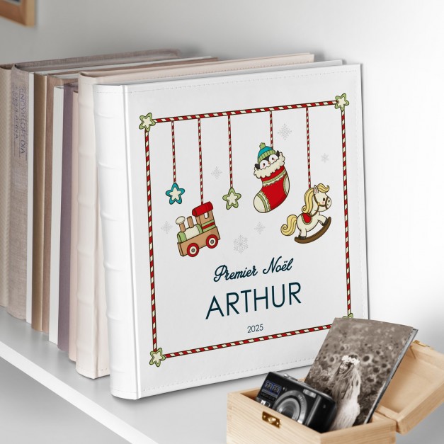 Album photo avec personnalisation pour un petit garçon pour Noël