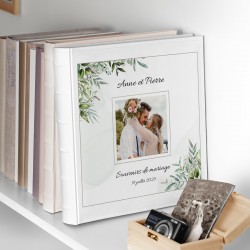 Album photo 10x15 avec photo imprimée sur la couverture pour amis pour mariage