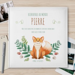 Album photo personnalisé avec impression pour la naissance d'un neveu