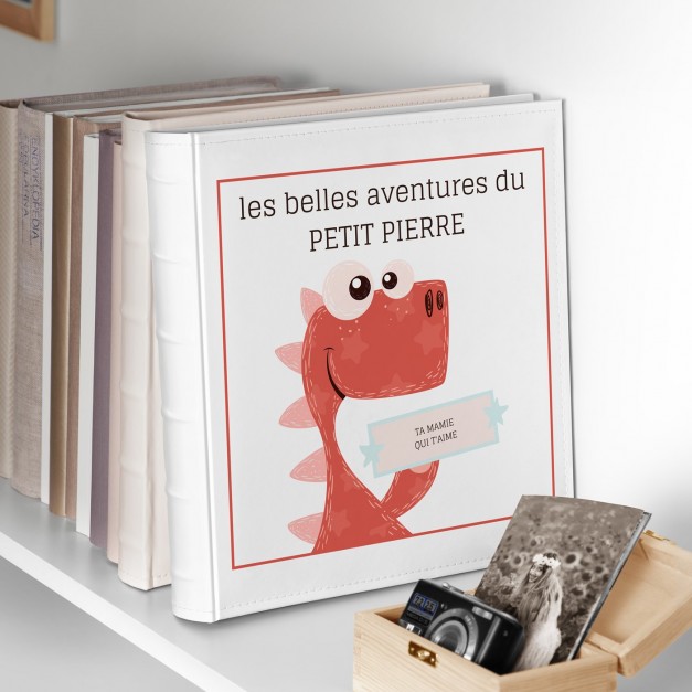 Album photo avec personnalisation pour l'anniversaire d'un petit-fils