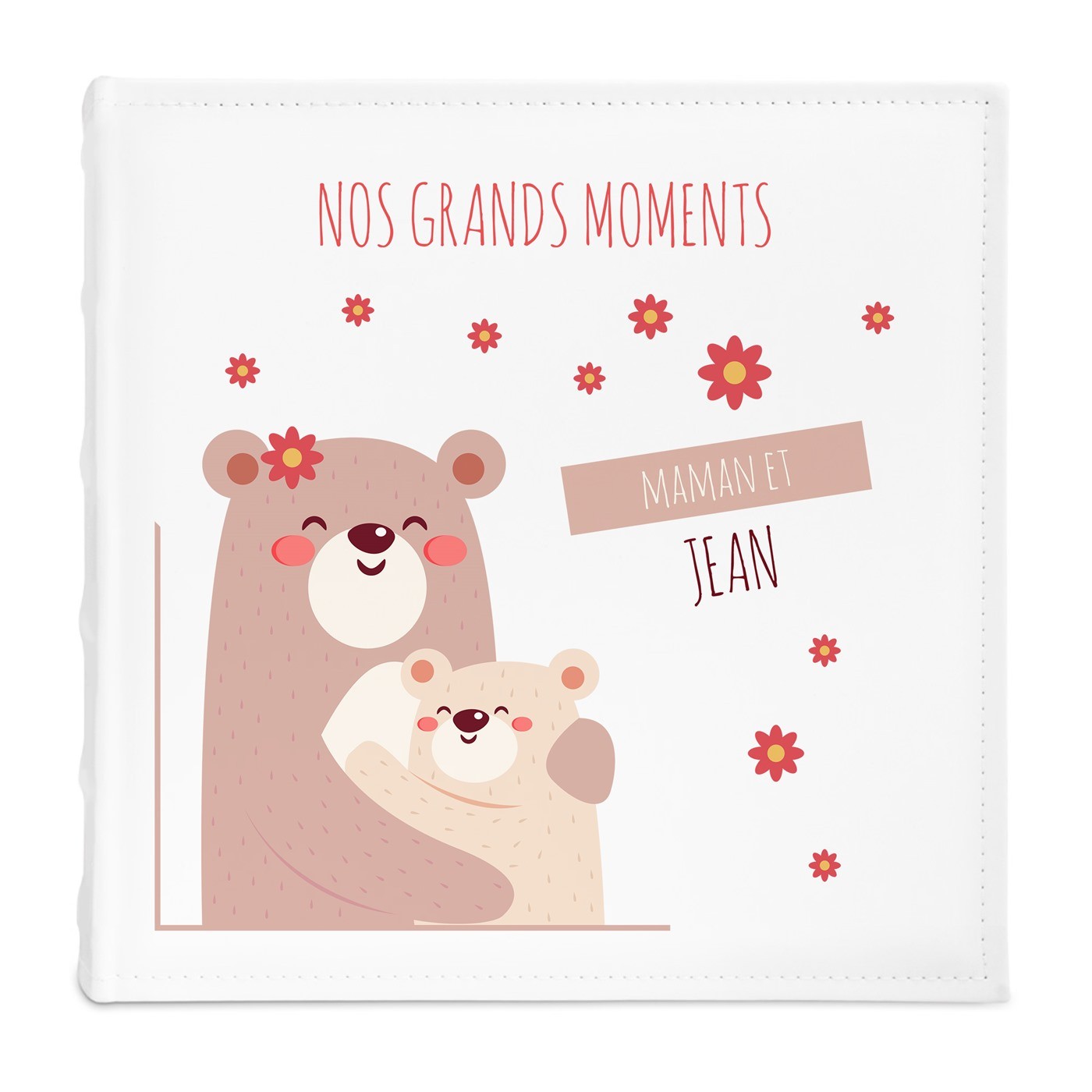 Album photo avec personnalisation pour une maman pour la fête des mères