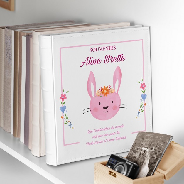Album photo avec personnalisation pour la naissance d'une nièce
