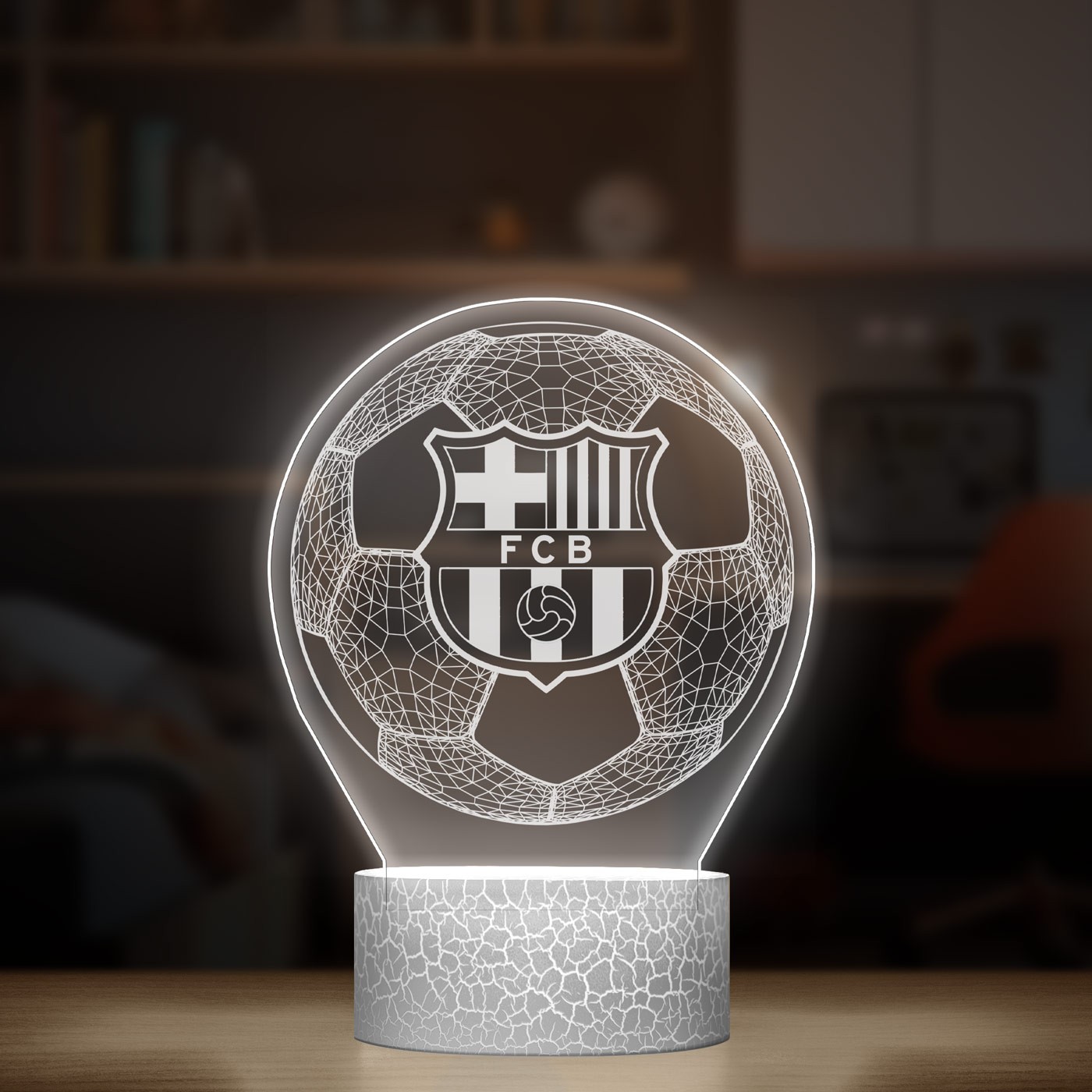 copy of Lampe LED 3D avec impression pour un entraîneur de football