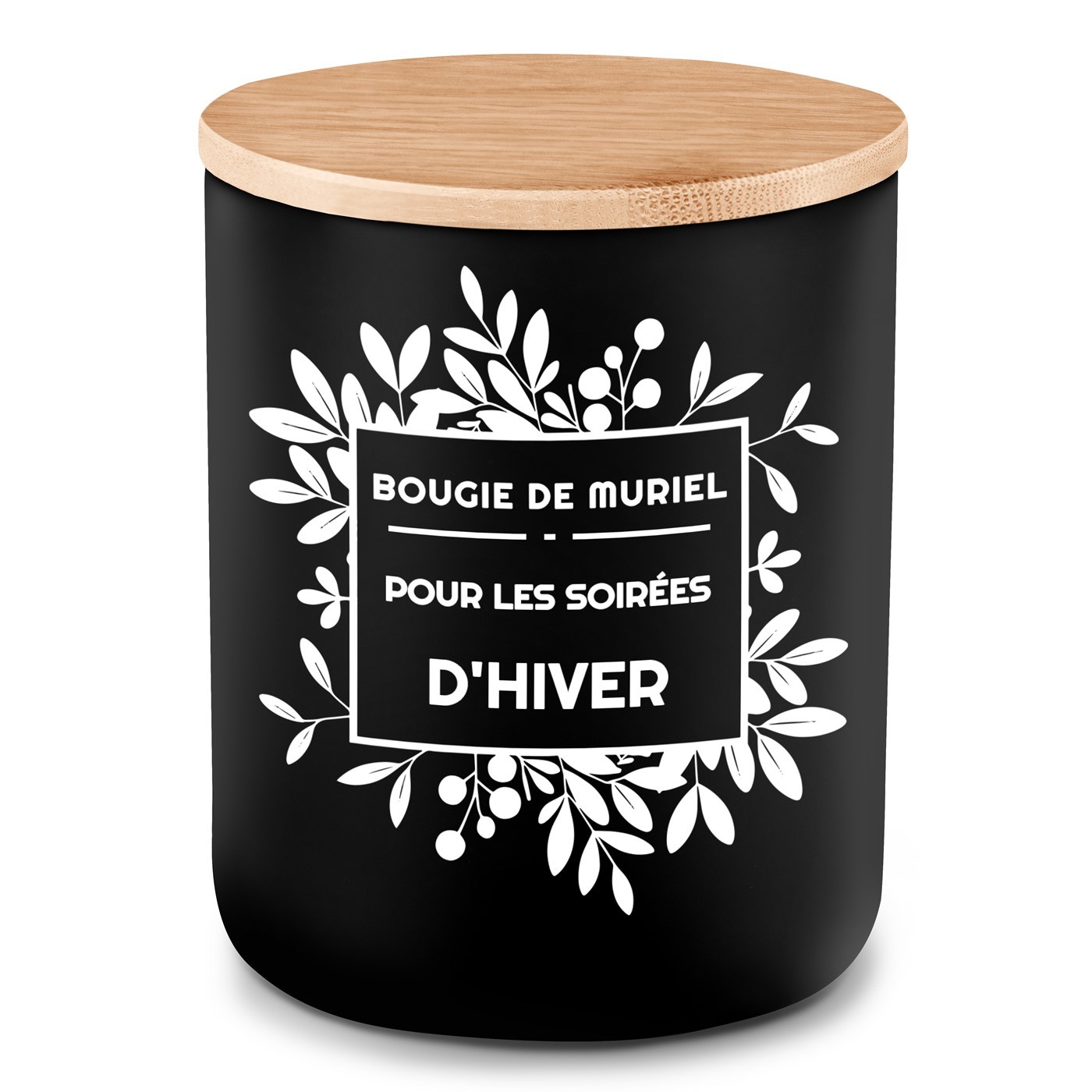 Bougie en cire de soja personnalisée pour l'anniversaire d'une fiancée