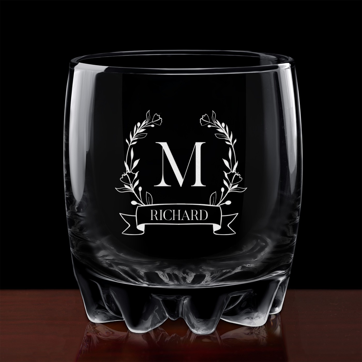 Carafe à whisky globe avec 2 verres gravés pour elle anniversaire mariage