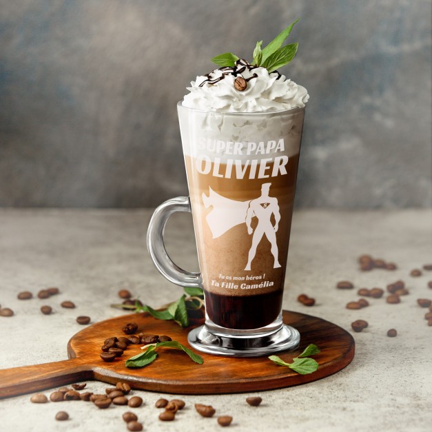 Verre à café personnalisé pour la fête des pères