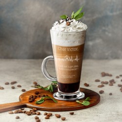 Verre à café personnalisé pour un mari pour l'anniversaire de mariage