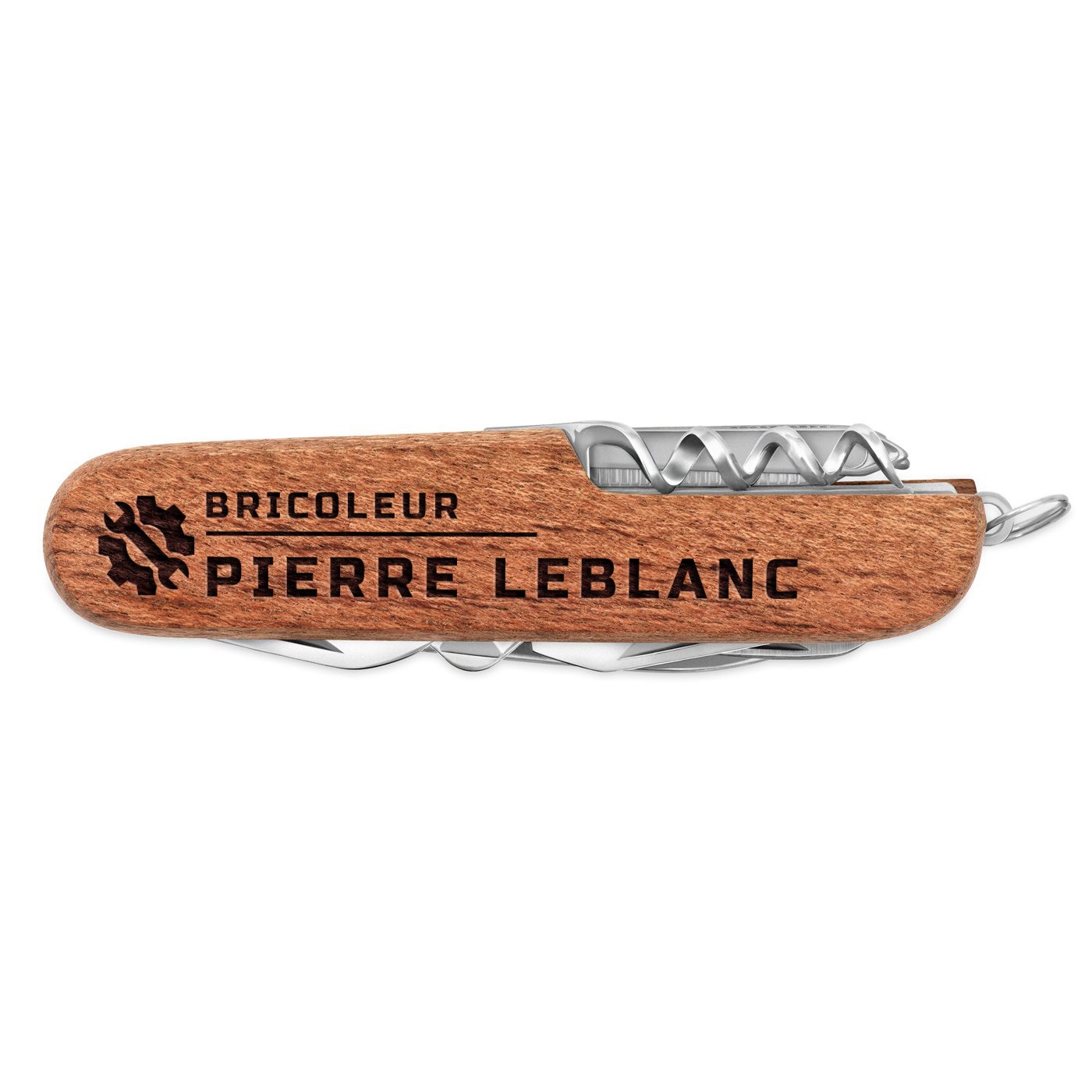 Couteau suisse personnalisé pour l'anniversaire d'un bricoleur