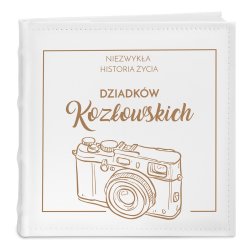 Album photo avec impression retro pour grands-parents 
