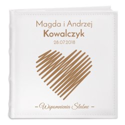 Album photo avec impression livre de mariage