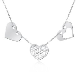 Collier en argent massif 925 (millièmes) avec gravure pour une épouse