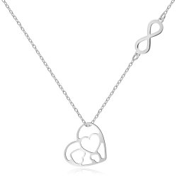 Collier en argent massif 925 (millièmes) avec gravure pour une fiancée