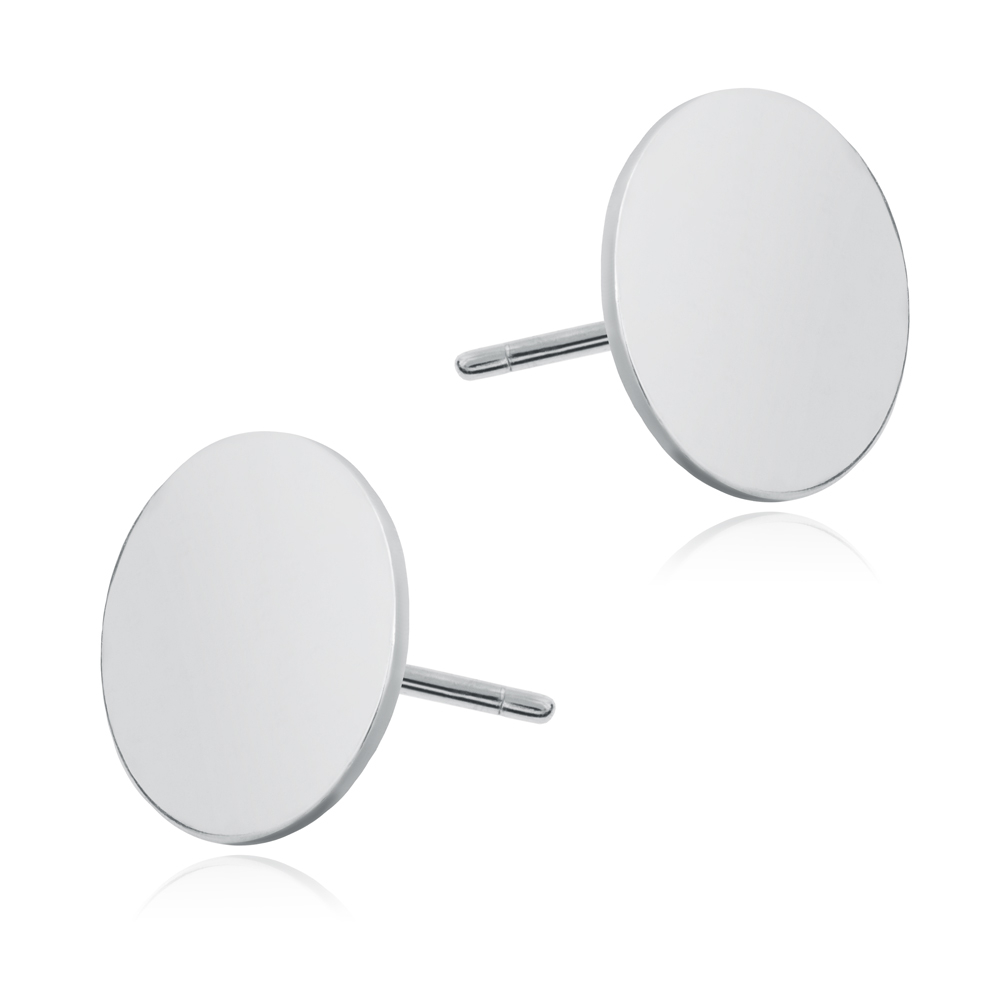 Boucles d'oreilles en argent massif 925 (millièmes) pour une jeune fille