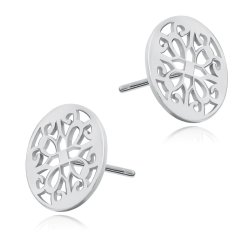 Boucles d'oreilles en argent massif 925 (millièmes) pour une fille