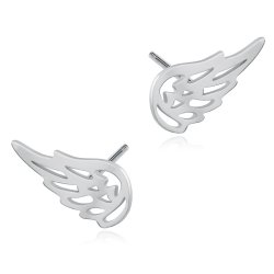 Boucles d'oreilles en argent massif 925 (millièmes) pour une marraine